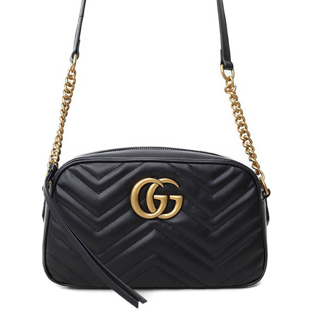 Gucci GG Marmont Quilted Small Leather Shoulder Bag